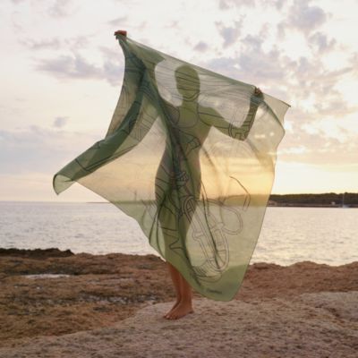 美品 エルメス ビーチタオル ラグ 玄関マット 海 海水浴 浮輪 夏 緑 ピンク 美品 エルメス ビーチタオル ラグ 玄関マット 海 海水浴 浮輪 夏 緑